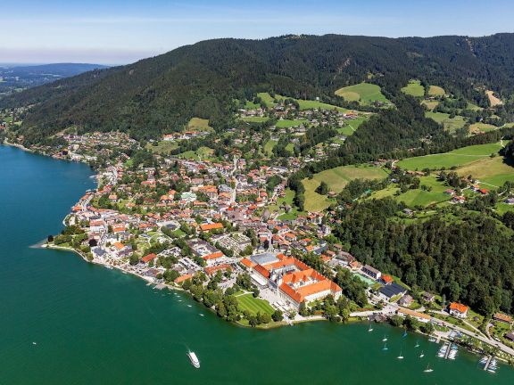 Luftansicht Stadt Tegernsee