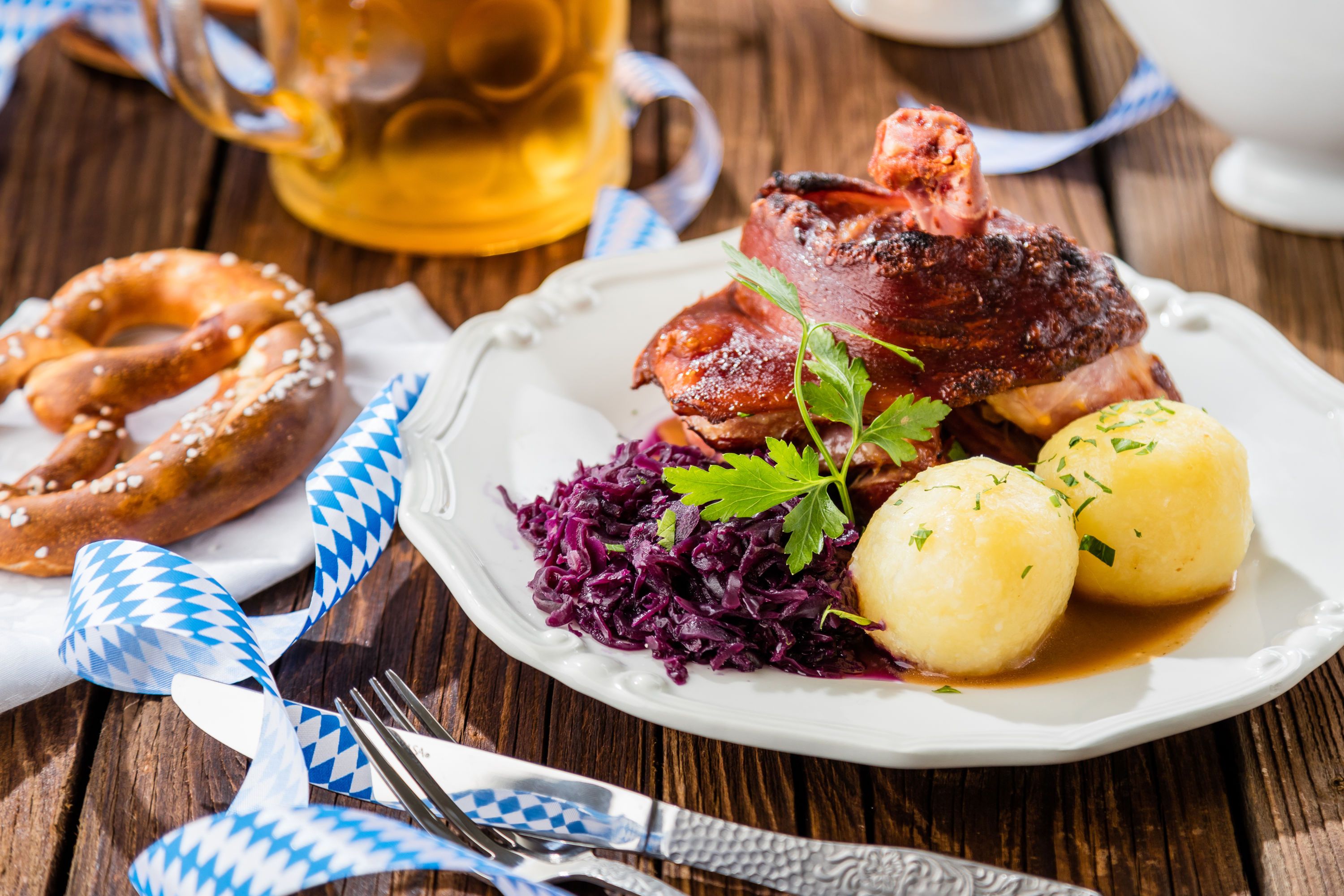 Schweinshaxe, Bräustüberl Tegernsee